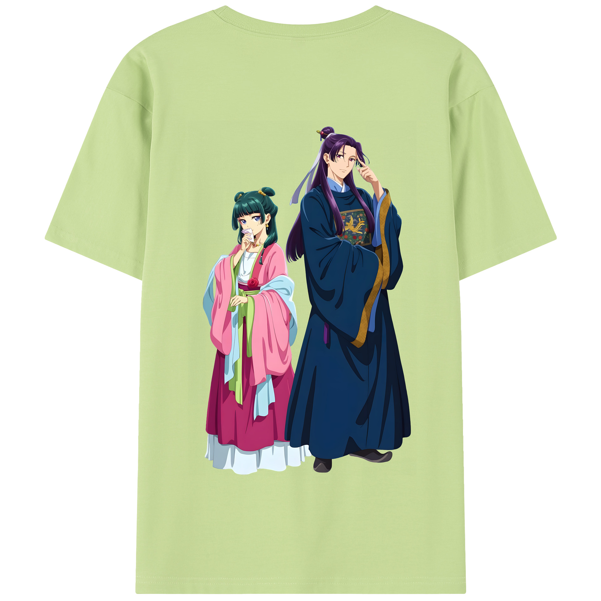 （画像用） 薬屋のひとりごと The Apothecary Diaries 綿100％半袖Tシャツ（背面プリント）